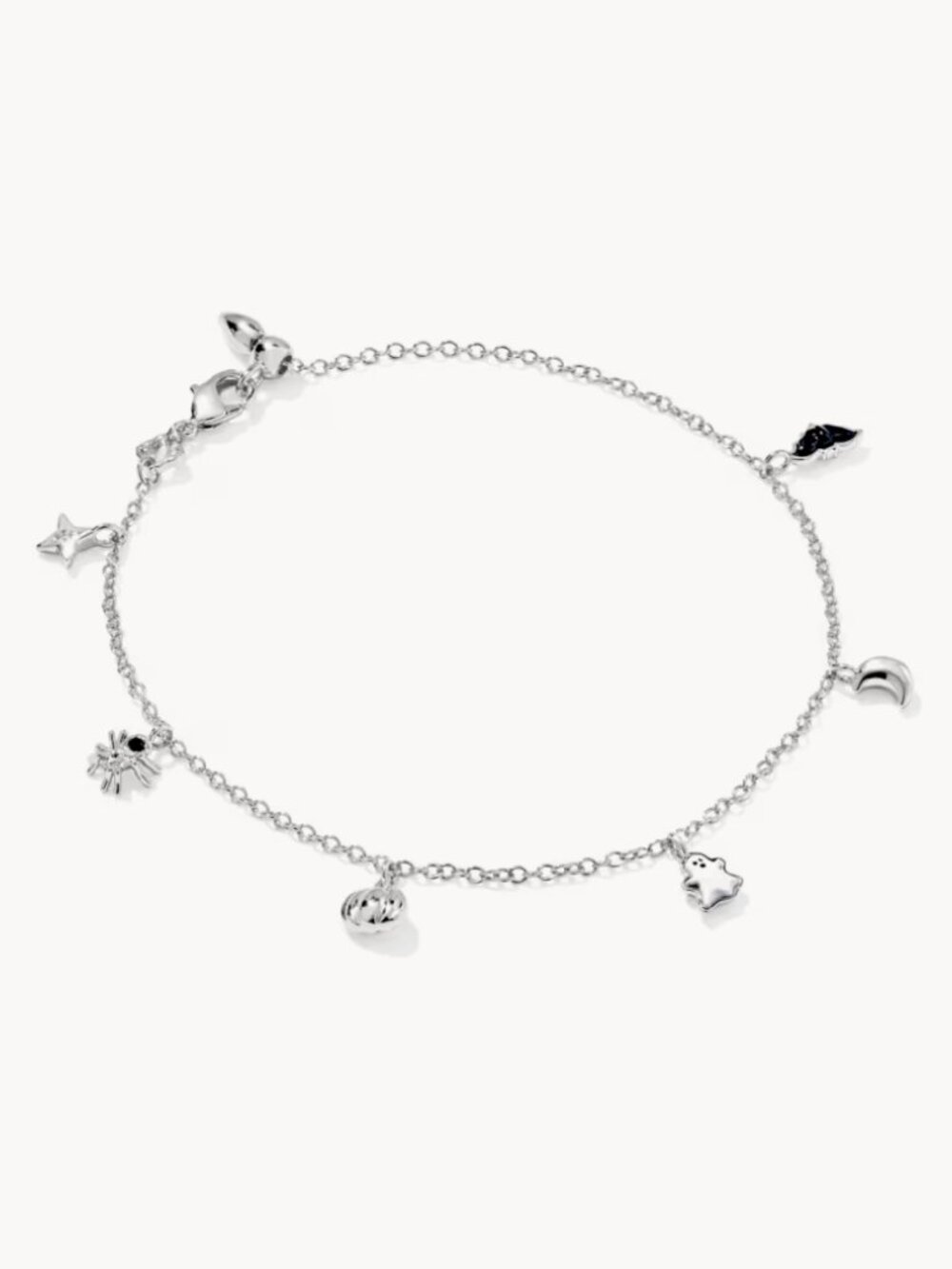 *Kendra Scott* Halloween Silver Delicate Chain Bracelet - NEW! - (rv: $55!) - Picture 4 of 5